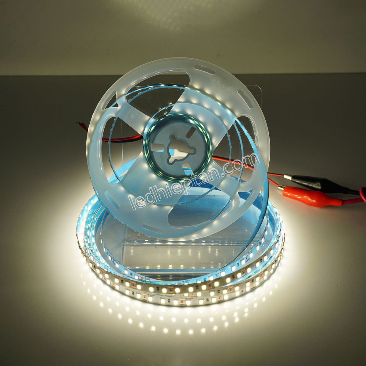LED dây 3528 trắng 120 led IP20 12V cuộn 5m