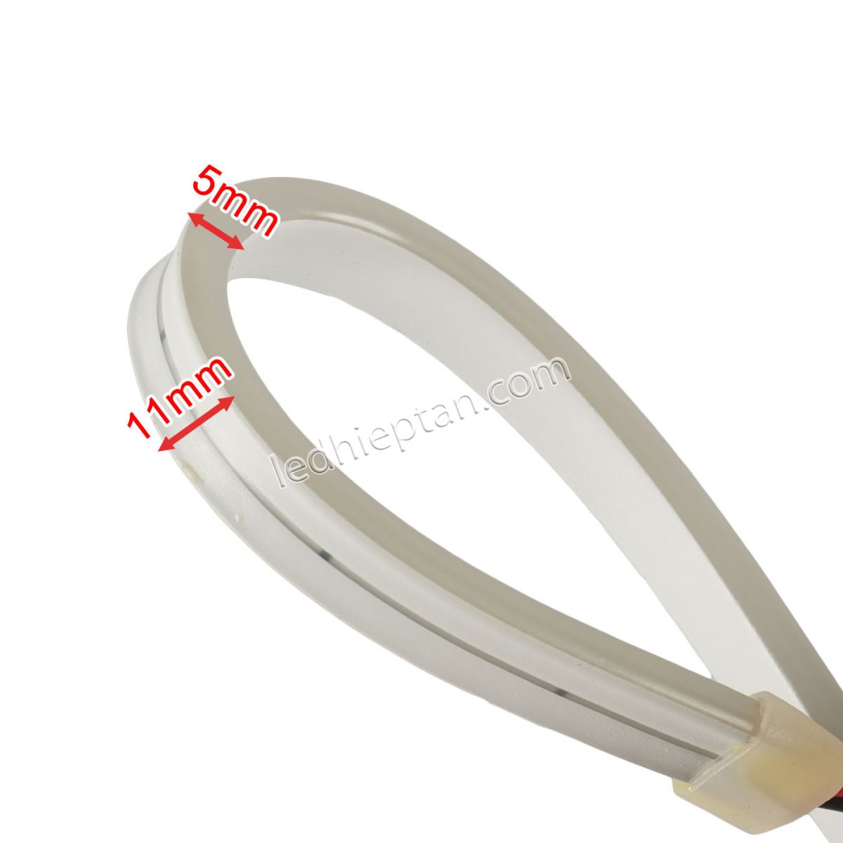 Cuộn LED neon TRẮNG ẤM 5m Lota