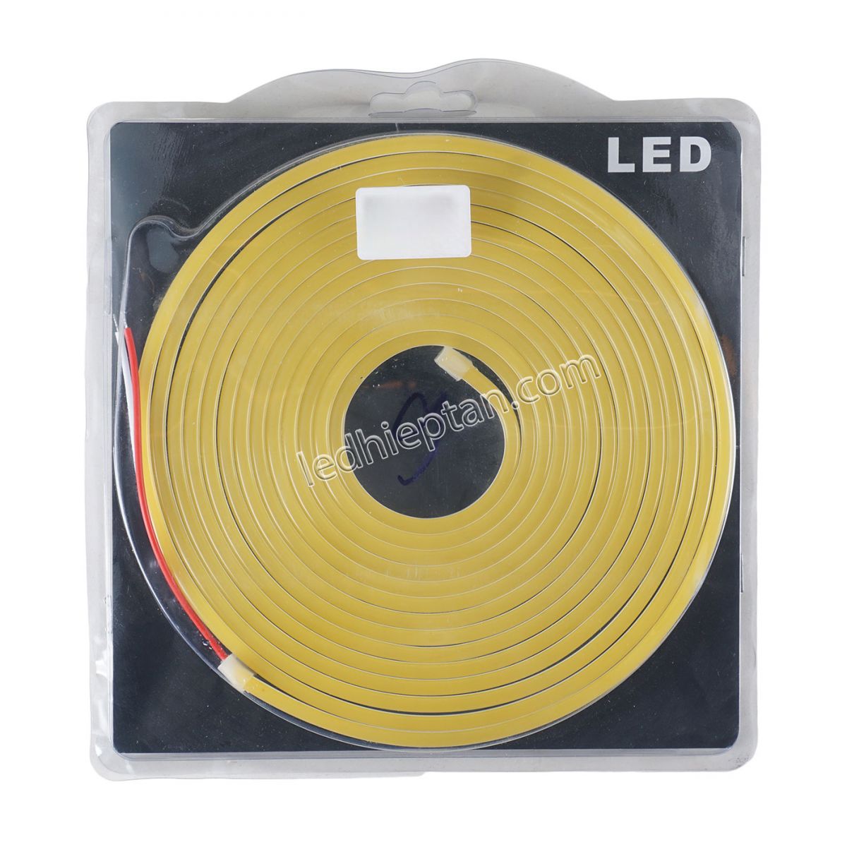 Cuộn LED neon VÀNG ĐẬM 5m Lota