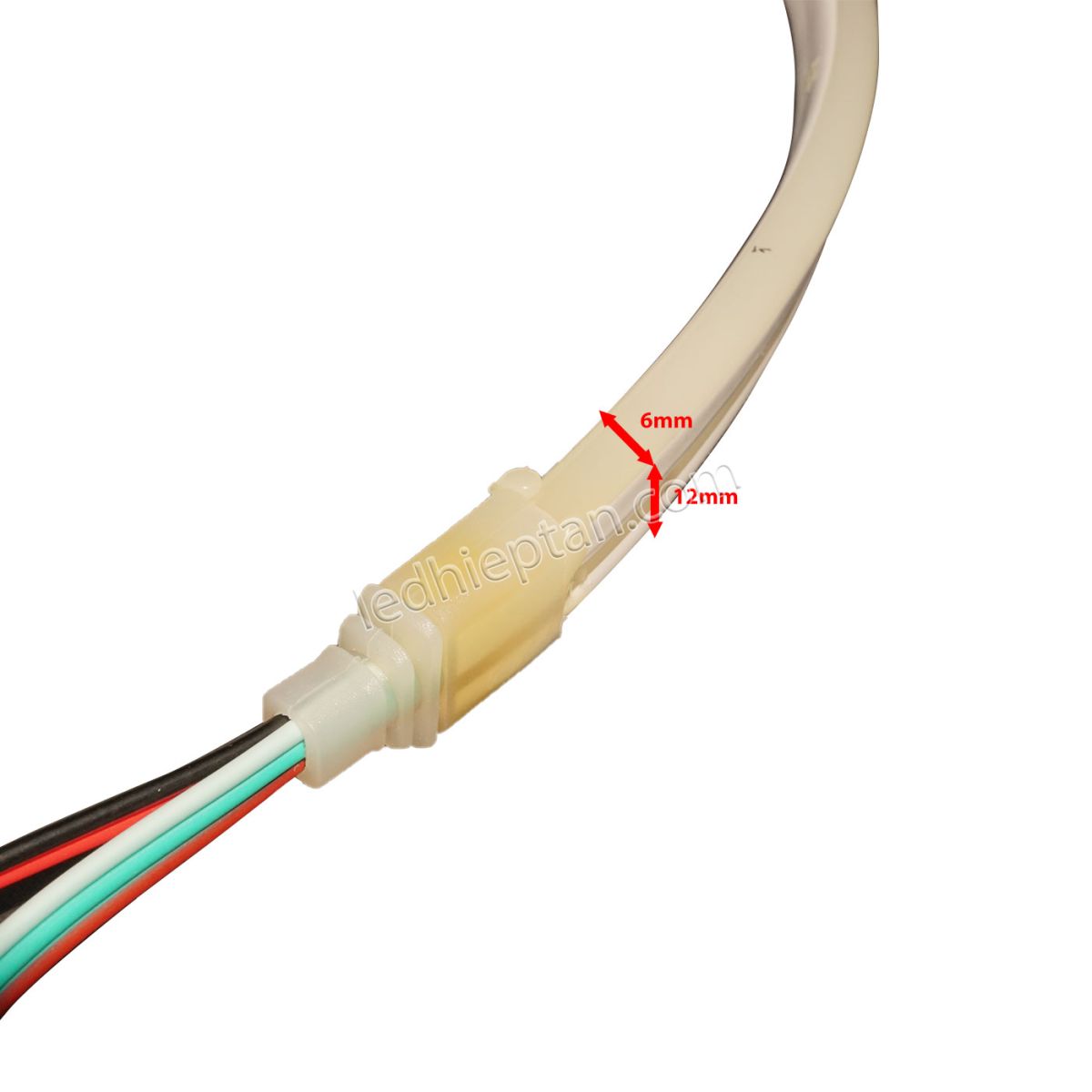 Cuộn LED neon ARGB 12V 3838 96LED 32IC IP67 6*12 1903 Lota