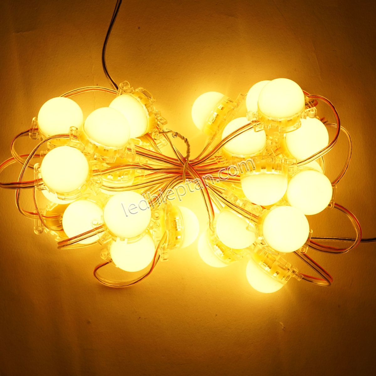LED Bát 30mm trắng ấm