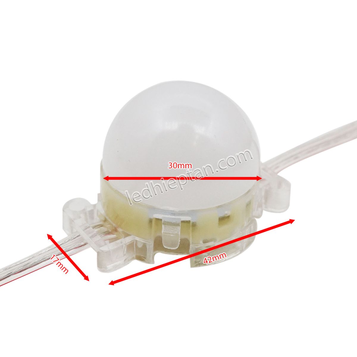 LED Bát 30mm trắng ấm