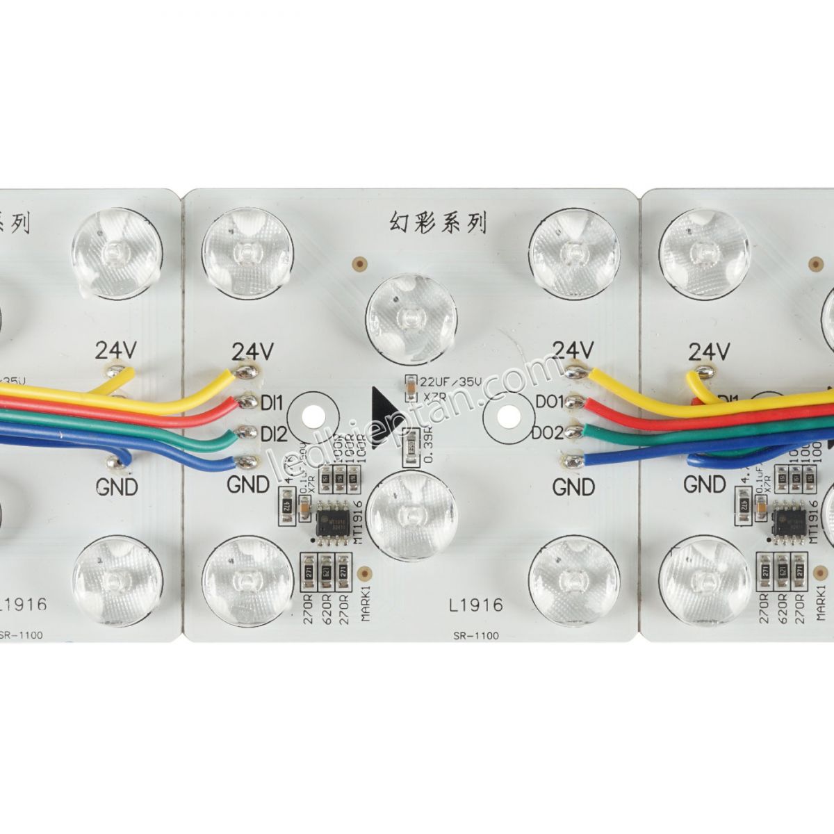 Module LED 6 bóng 1916 ARGB 3w (điện áp 24V)