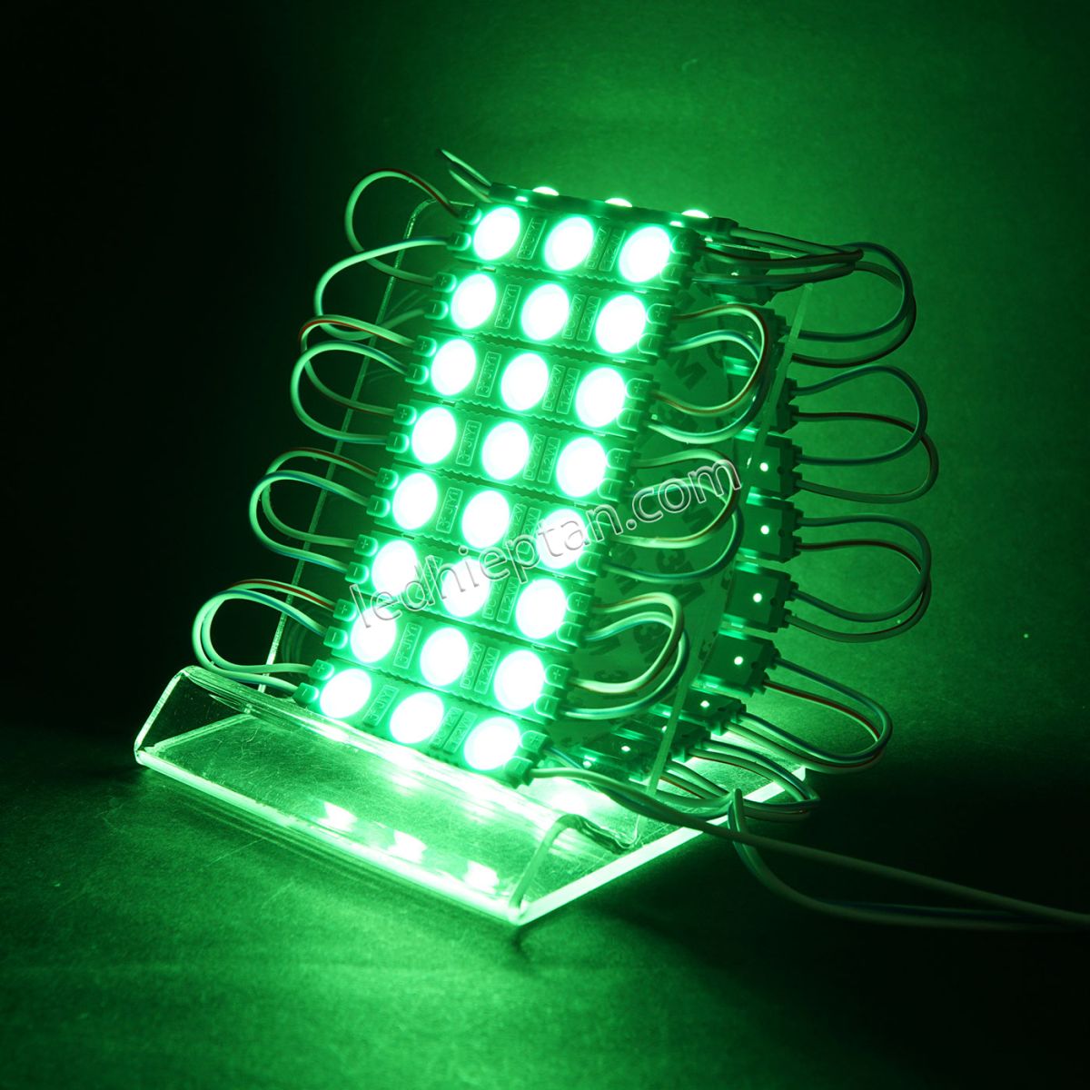 Module 3 bóng LÁ SMD2835 6113-A len đục LR