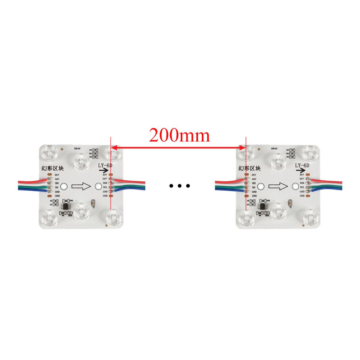 Module LED ARGB 6 bóng 6868 IC16703 LY