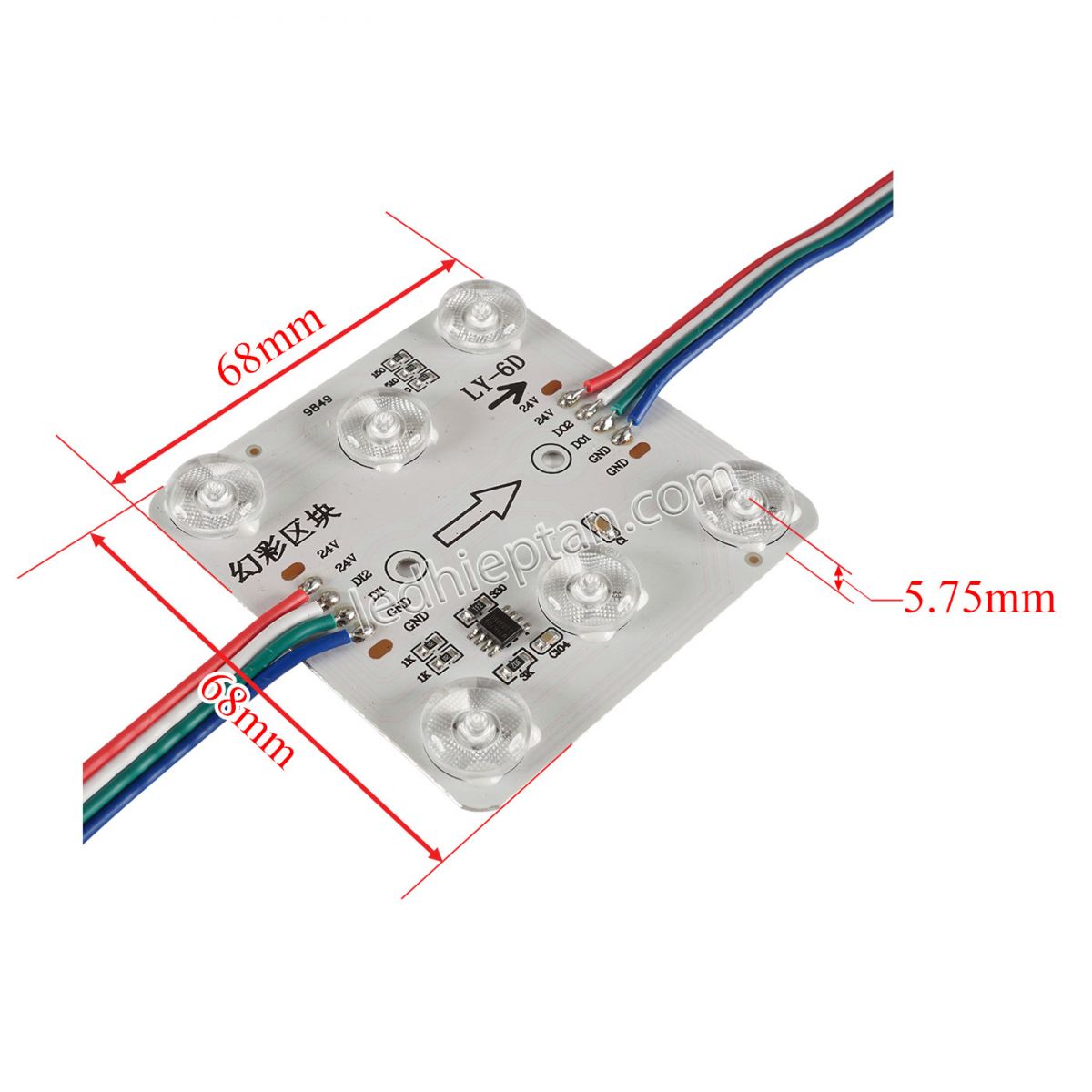 Module LED ARGB 6 bóng 6868 IC16703 LY
