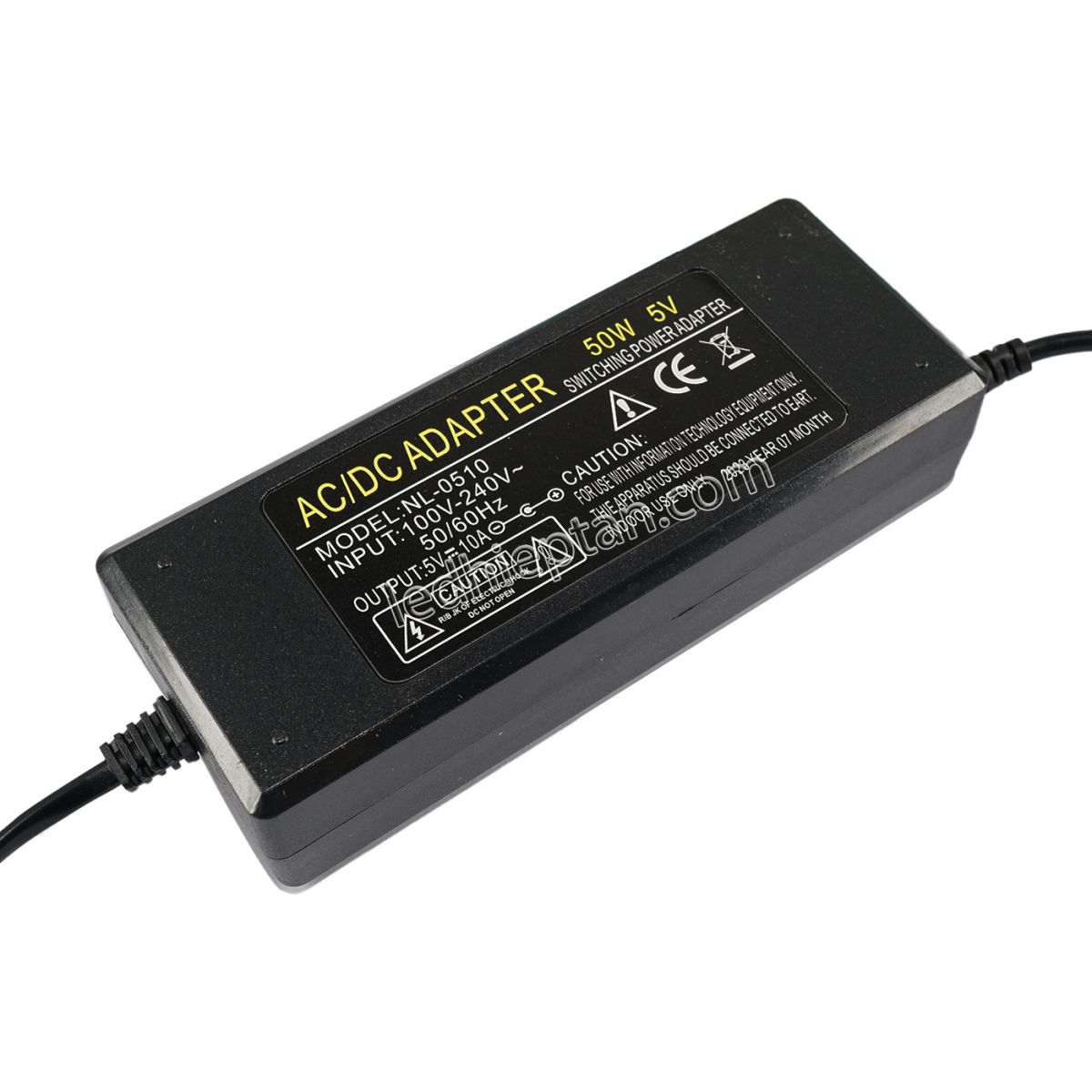 Adapter 5V10A vỏ nhựa