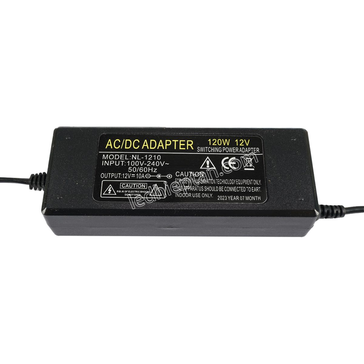 Adapter 12V10A vỏ nhựa