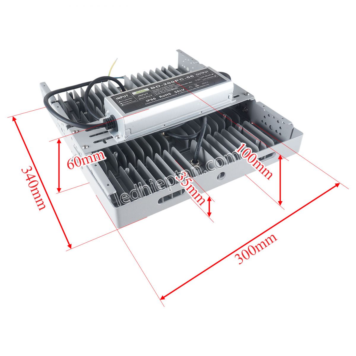 Đèn Pha Module 200W trắng độ sáng 26000