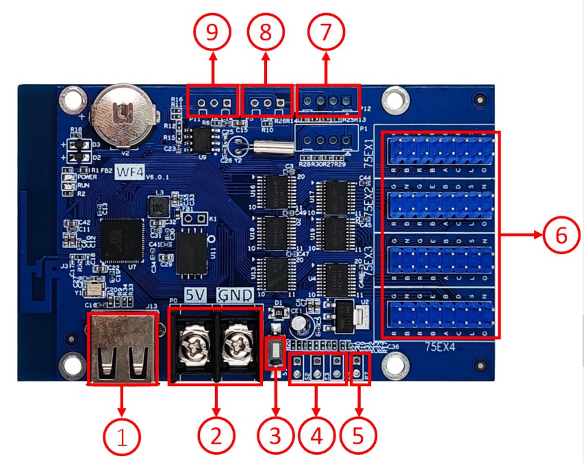Card HD-WF4 (7 màu) HC