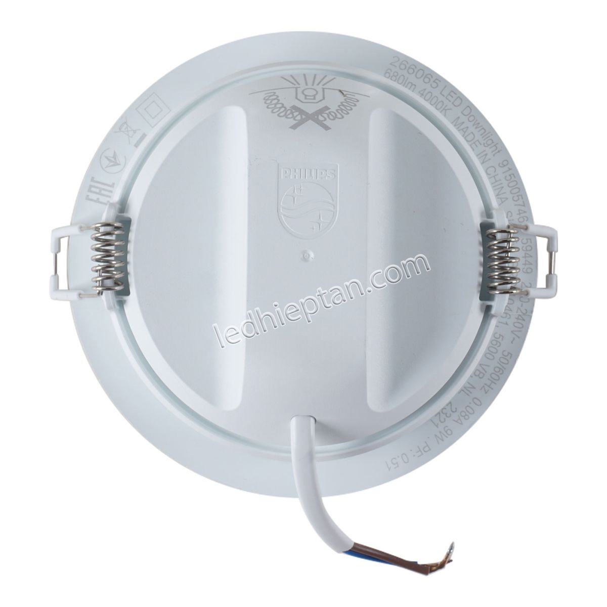 Đèn LED âm trần Philips MESON 9W D105 4000K