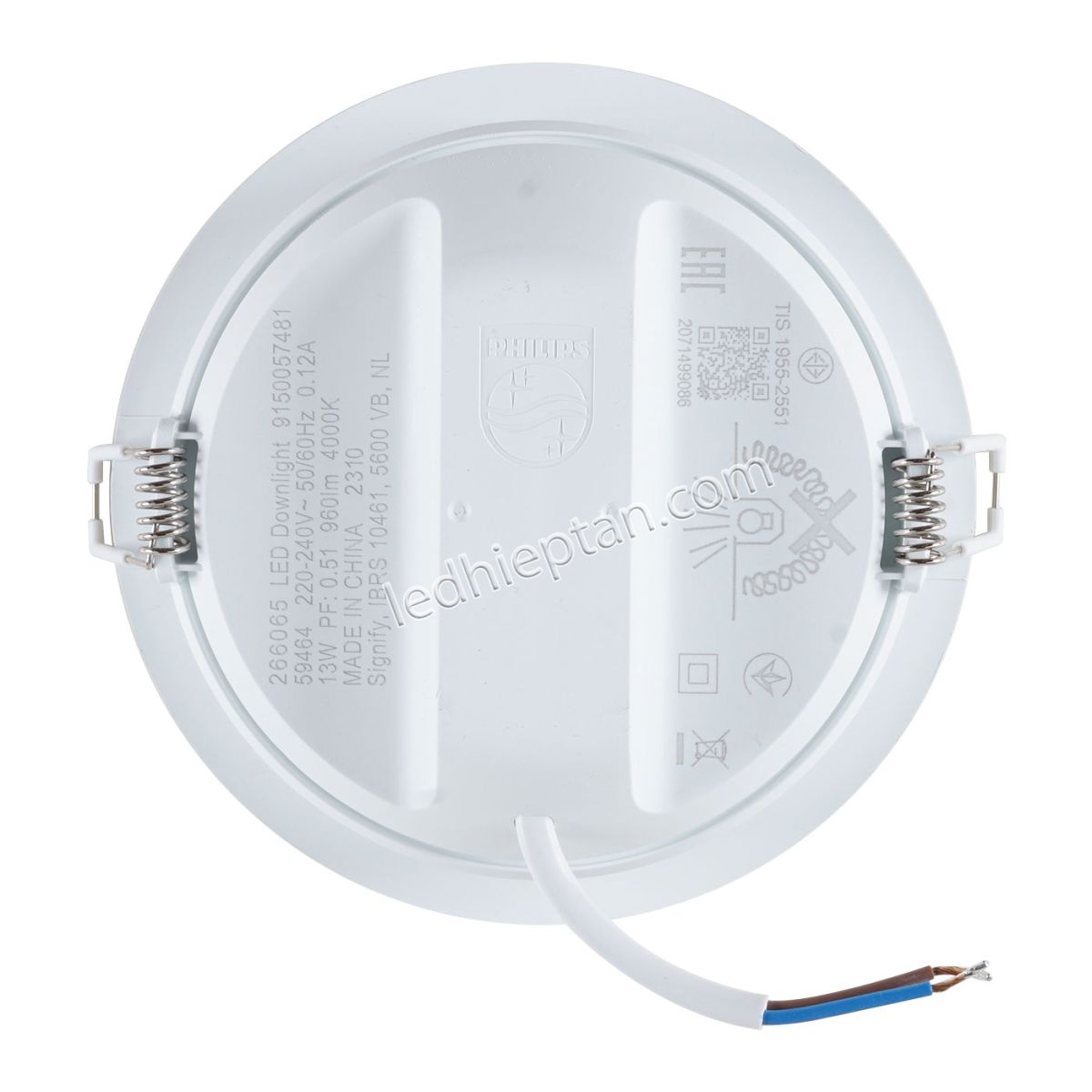 Đèn LED âm trần Philips MESON 13W D125 4000K