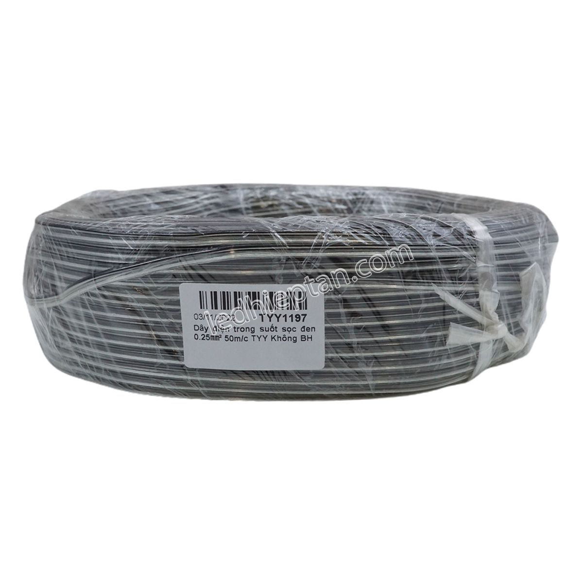 Dây điện trong suốt sọc đen 0.25㎜² 50m/c TYY
