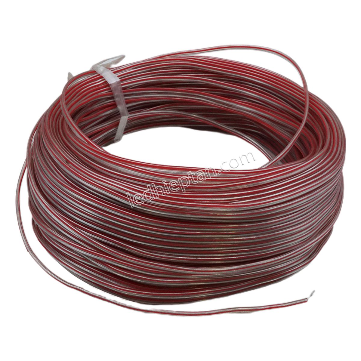 Dây điện trong suốt sọc đỏ 0.25㎜² 50m/c TYY