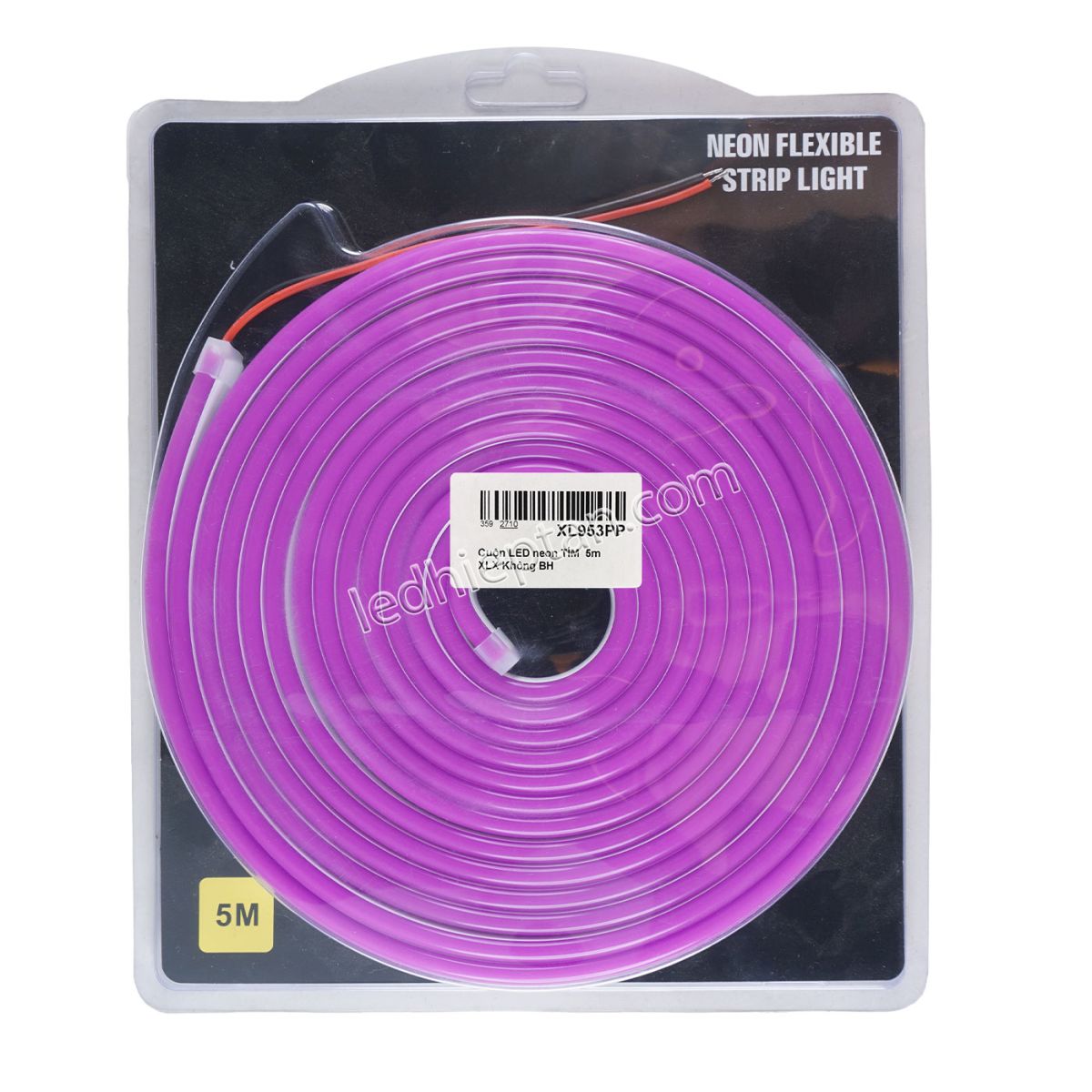 Cuộn LED neon TÍM 5m XLX Silicone